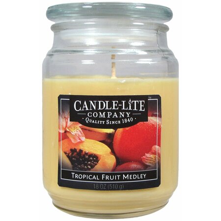 CANDLE LITE 3297099 18 Oz. Tropical Fruit Medley Jar Candle 141364